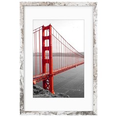16×24 Picture Frame Made to Display Pictures 11×14 with Mat or 16×20 Wide Moldin