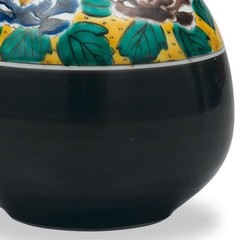 Kutani ware porcelain Japanese flower Vase Yoshida-ya style 5.31in Japan