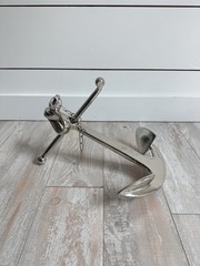 Silver anchor – decorative
