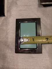Silver Mini Picture Frame 2″ x 3″/ 2 1/2 Lot Of 5 Small
