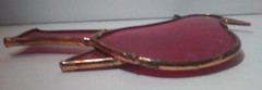Suncatcher – Cardinal Bird 6″ Plastic Acrylic w Copper Sun Catcher ; Red Robin