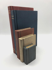 Decorative Wooden BOOKS 5 Faux Book Display Vintage Style Library Decor Rustic