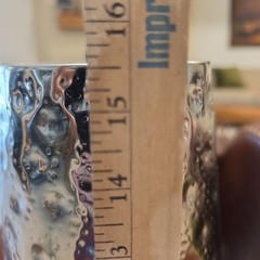 Target Threshold Hammered Silver Metal Vase 2017 Textured Modern Decor 065155886