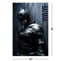 The Batman – Movie Poster (Profile Blue – Rainfall) (Size: 24″ x 36″)