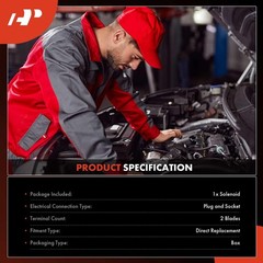 A-Premium Engine Variable Valve Timing (VVT) Solenoid Compatible 1.33 inches