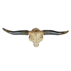 Southwestern Faux Texas Longhorn Skull Steer Rustic Cabin Ranch Decor 20 1/4″