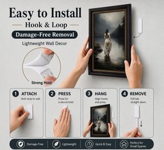 TravelReady Dark Brown Framed Canvas Wall Art Dark Academia Decor Victorian G…