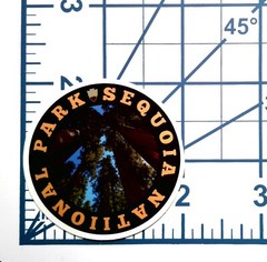 Sequoia National Park Sticker Vinyl Die Cut California Giant Trees Decal Travel