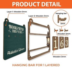 Personalized Hiking Miles Tracker Custom Name Outdoor Log Display, Yearly Hiking