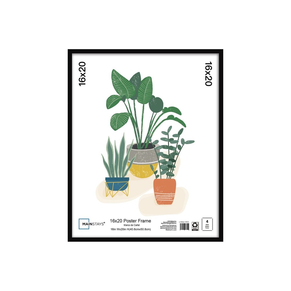 Mainstays 16×20 Basic Black Poster Frame