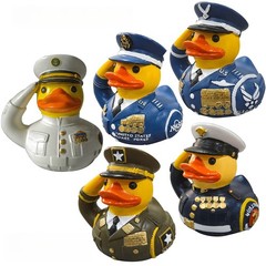 Unique Veteran Tribute Duck Army Military Uniform US Rubber Duck Army Figurine