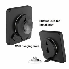 Baldr Waterproof LCD Shower Wall Clock Bathroom Kitchen Countdown Timer Alarm