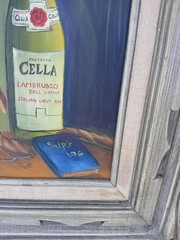 1980 Original Signed Still Life Oil 8 x 10 Canvas in Wood Frame
