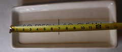 Pottery barn rectangular ceramic tray So Fresh So Clean 14 in x 6 in Home decor
