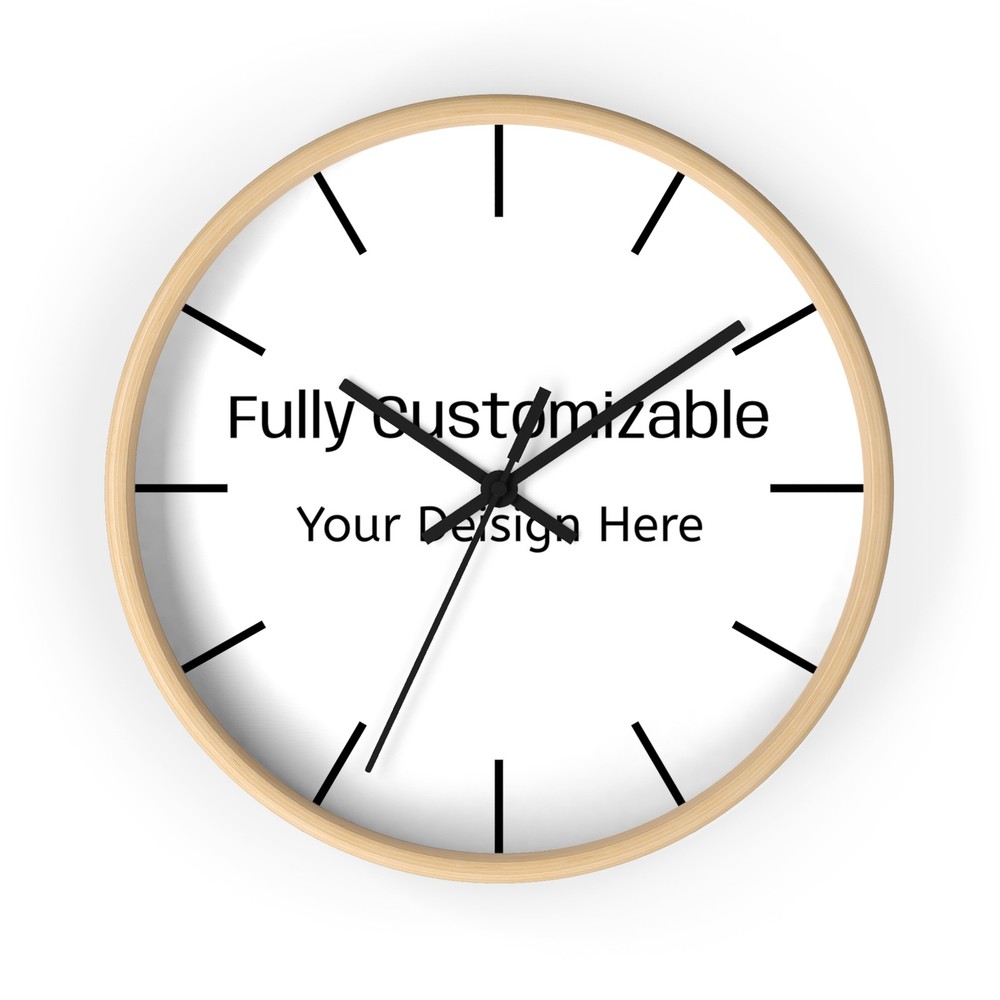 Customizable Wall Clock – Personalize Your Unique Art Great for All Occasions