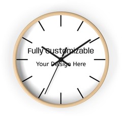 Customizable Wall Clock – Personalize Your Unique Art Great for All Occasions