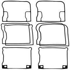 Top End Gasket Kit Compatible with Harley-Davidson EVO Big Twin 80ci 1340CC Dyna
