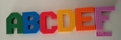 3D Printed Letter A–Z | Custom Initial | Brick‑Style Block Decor | Any Color