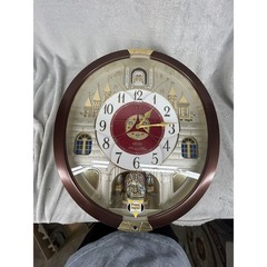 Seiko Melodies in Motion Wall Clock QXM565BRH Swarovski Crystals 24 Melodies