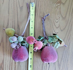 Vintage LOT 14 Fruit Picks Apples Pears Grapes Plums Pomegranate Cherries