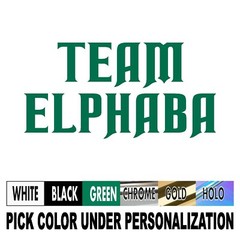 Wicked Movie Decal, Team Elphaba Sticker you choose size and color
