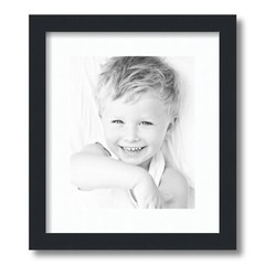 ArtToFrames Matted 12.5×15 Black Picture Frame with 2″ Mat, 8.5×11 Opening 3926