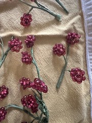 Faux Wild Red Raspberry Plastic Wire Decoration Craft Berries