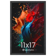 11X17 Picture Frame for Wall Black, Display Pictures 11X17 Poster Frame, Wall Si