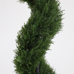 4′ Artificial Cedar Spiral Topiary Tree UV (Indoor/Outdoor). Retail $174