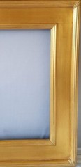 3-1/8 Cezanne Light Classic Gold-Leaf Fluted Edge Picture Wood Frame 20 x 24