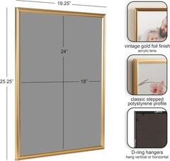 Gold Poster Frame 20×26 Gallery Wall Photo Frame for Art or Movie Posters