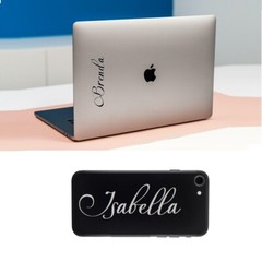6″ Personalized Custom Name Word YETI Decal Tumbler Cup Script Monogram Sticker