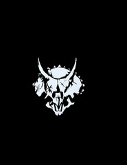 TRICERATOPS Skeleton Dinosaur Sticker, Decal Vinyl For Vehicle, Laptop, Helmet