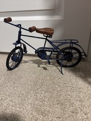 Bicycle Wood Metal Handcrafted Tabletop Display Fun Collectible