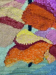 Vintage Beautiful Hand Woven Wool Weaving Tapestry Kilim Rug 50×41 Cm
