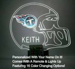 Tennessee Titans Night Light Up Football LED Sports Fan Lamp – Personalized FREE
