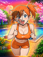 Adult Anime Waifu Pokemon Misty/ Kasumi 6″ Vinyl Sticker