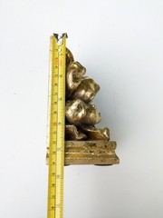 Vintage Gold Magnolia BookendGilt Floral Hollywood Regency Decor
