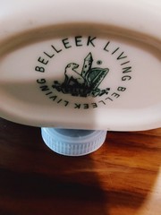 Belleek Living Collection Ivory Fine Porcelain Clock – 5.5 Face
