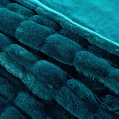 Stretchy Faux Fur Throw Blanket Luxurious Soft Warm Reversible Micromink Blanket