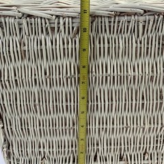 Rachel Ashwell Simply Shabby Chic Pink Rose White Basket Cottage Core 11″x11″