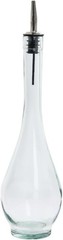 TableCraft H931 Siena 16 Oz. Green Tint Glass Oil Bottle
