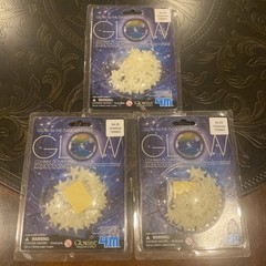 Glow-in-the-Dark Mini Stars | 60 Count 3 Pack 180 Stars Total NEW
