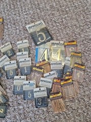 Moderne Impressives Press-On Letters & Numbers 75+ Lot Varies Sizes
