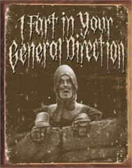 New Monty Python I Fart In Your … Decorative Metal Tin Sign Made in the USA