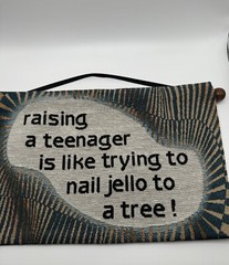 Raising A Teenager Quote Vintage Style
