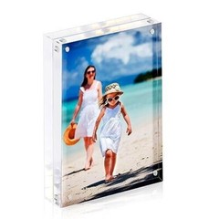 12 Pack Acrylic Picture Photo Frame Magnetic 4×6 Clear Free standing 4×6“
