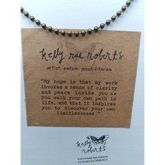 2014 Kelle Rae Roberts Embrace Change Wall Hanging Plaque 9.5 In X 7 In Wood