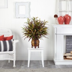 30″ Autumn Grass Artificial Arrangement in Planter Home Decor. Retail $129