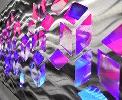 Lighted Large Geometric Abstract Metal Wall Art LED Decor Painting – Brian Jones